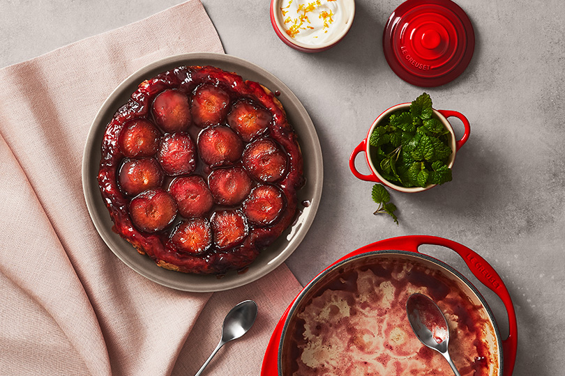 Plum Tarte Tatin